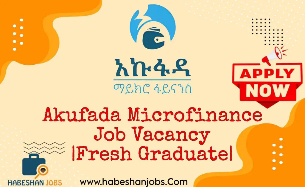 Akufada Microfinance Job Vacancy |Fresh Graduate| Akufada Microfinance Job Vacancy |Fresh Graduate|