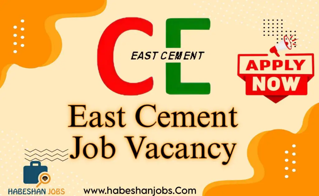 East Cement Job VacancyFresh Graduate