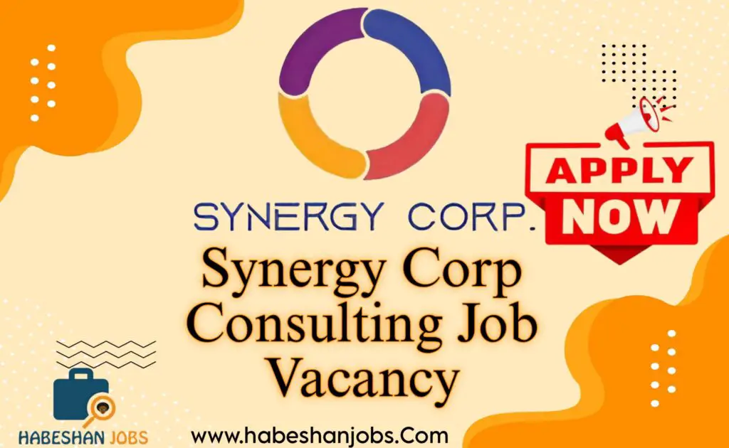 Synergy Corp Consulting Job Vacancy