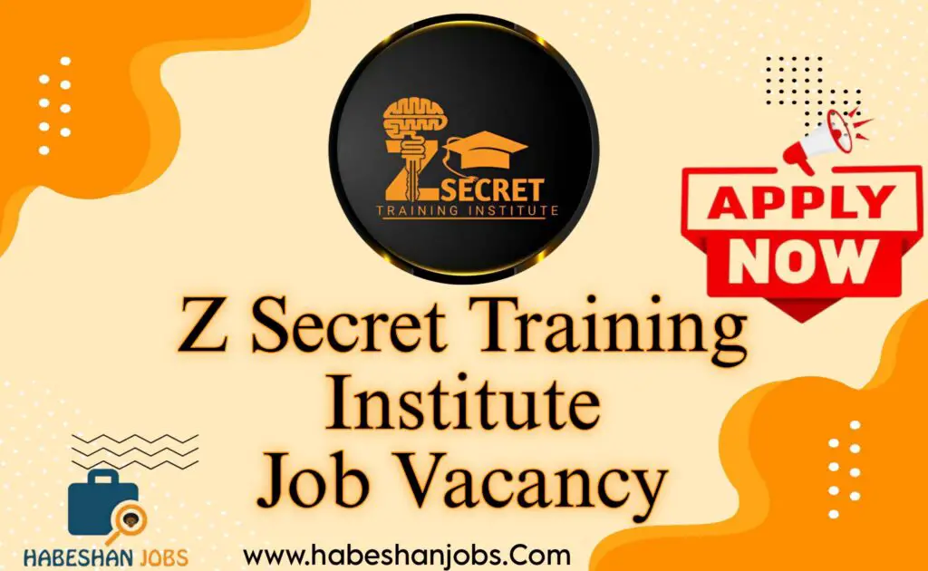 Z Secret Training Institute Job Vacancy