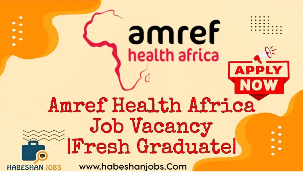 Amref Health Africa Job Vacancy 2024 Fresh Graduate