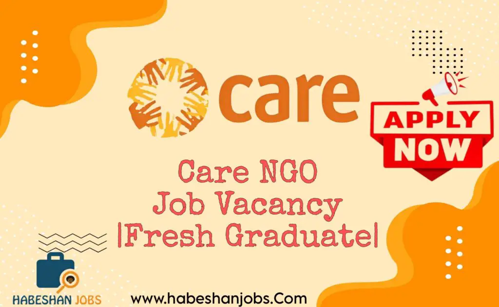 Care NGO Job Vacancy Fresh Graduate