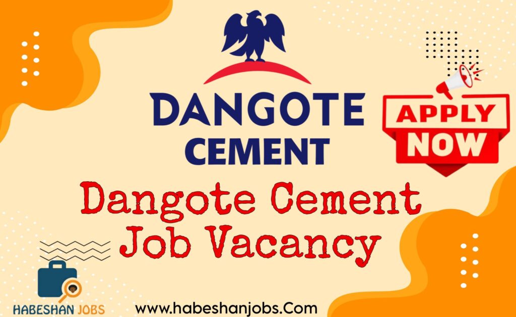 Dangote Cement Job Vacancy