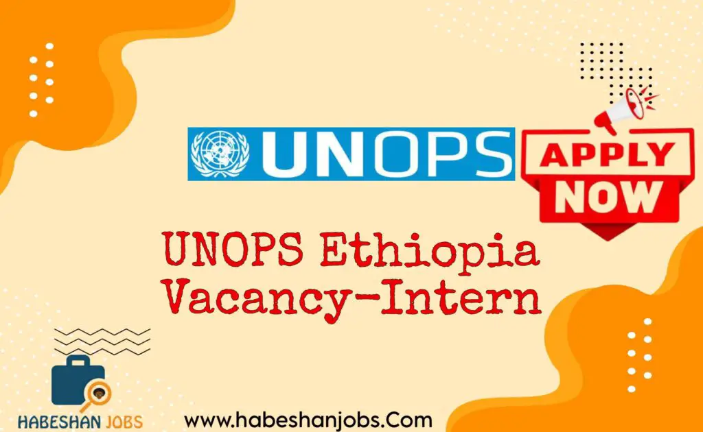 UNOPS Ethiopia Vacancy Intern