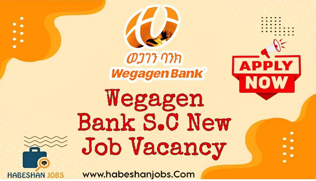 Wegagen Bank S.C New Job Vacancy 2024