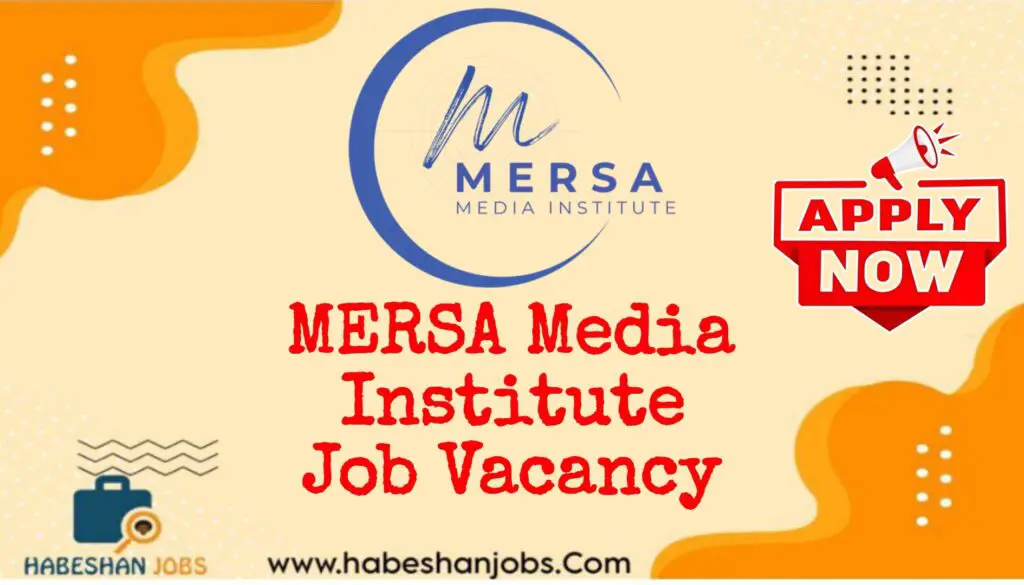 MERSA Media Institute Job Vacancy