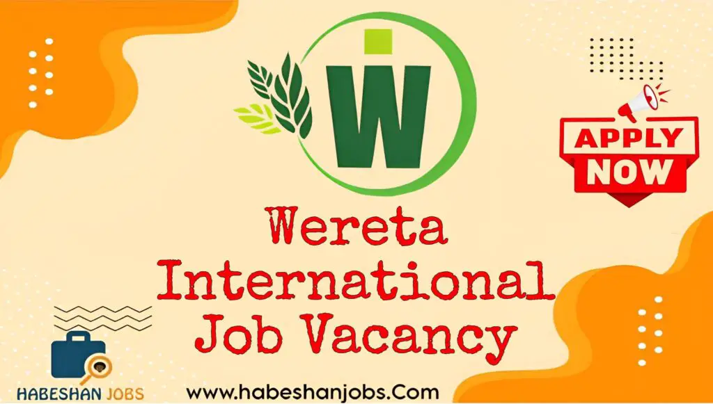 Wereta International Job Vacancy 2024