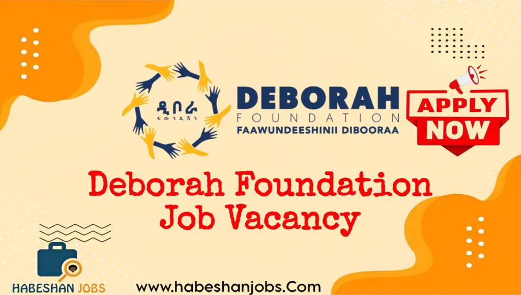 Deborah Foundation Job Vacancy