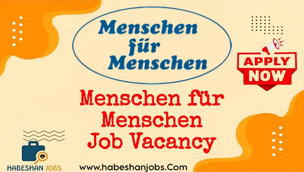 Menschen fur Menschen Job Vacancy