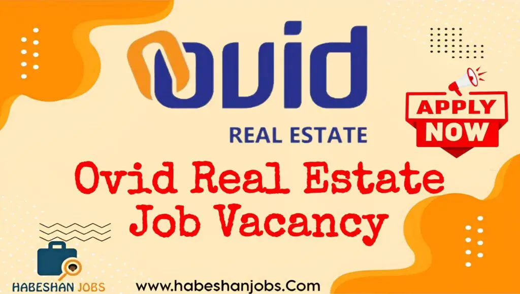 Ovid Real Estate Job Vacancy