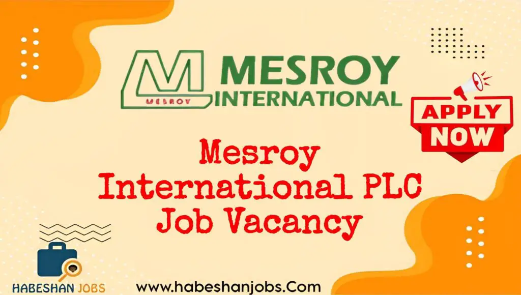 Mesroy International PLC Job Vacancy