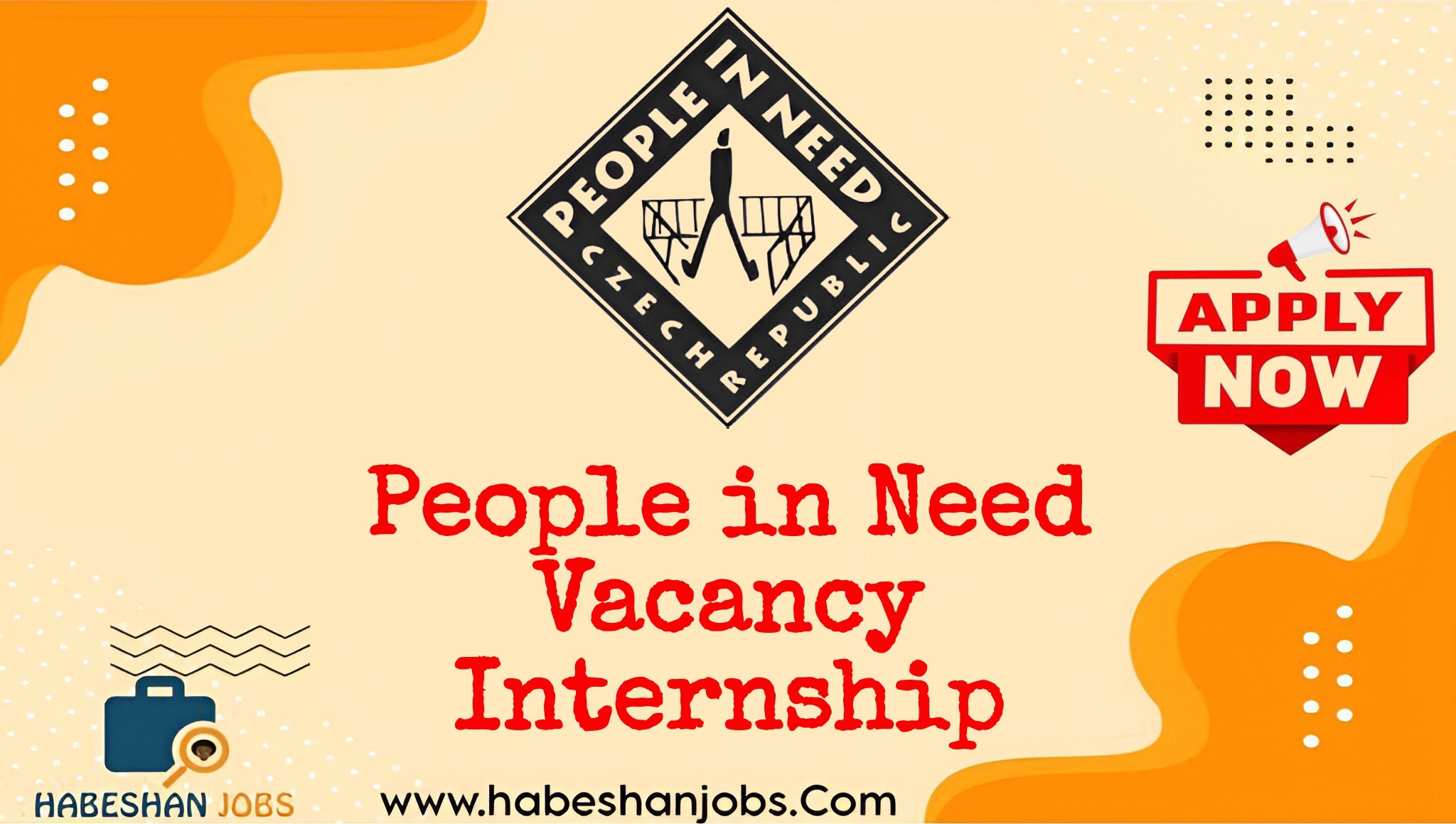 People in need job vacancy