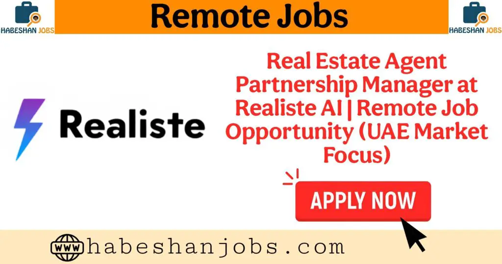 Real Estate Agent Partnership Manager
