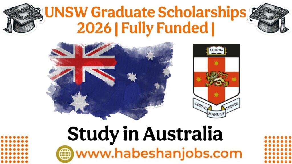 UNSW Graduate Scholarships 2026 in Australia | Fully Funded Master’s & PhD Opportunities photo 2026 04 09 12 04 14