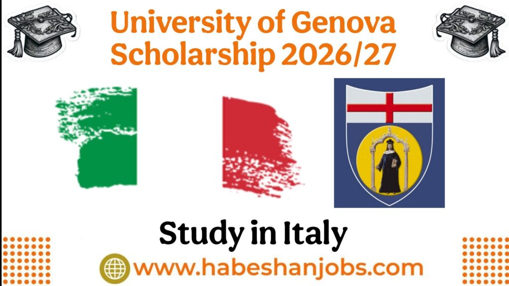 University of Genova Scholarship 2026/27 in Italy | Study in Italy Without IELTS University of Genova